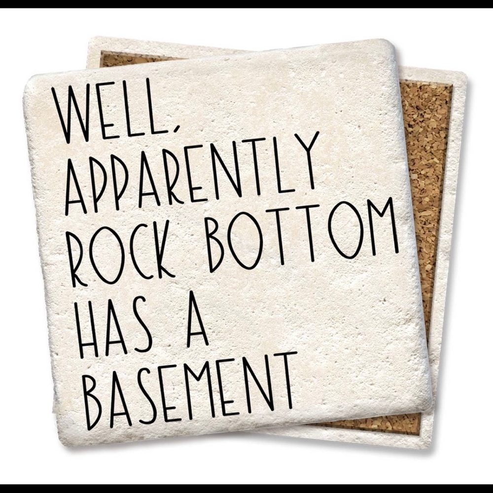 Rock Bottom Has a Basement Drink Coaster